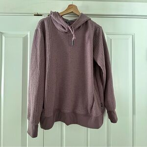 RBX Textured Hoodie in Dusty Purple